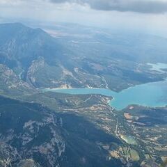 Flugwegposition um 13:18:26: Aufgenommen in der Nähe von Arrondissement de Digne-les-Bains, Frankreich in 2279 Meter